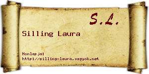 Silling Laura névjegykártya